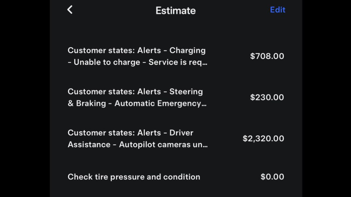 My Next Car Won T Be A Tesla Again Especially After The 3 300 Quote I Minh%27s Tesla Repair Estimate 